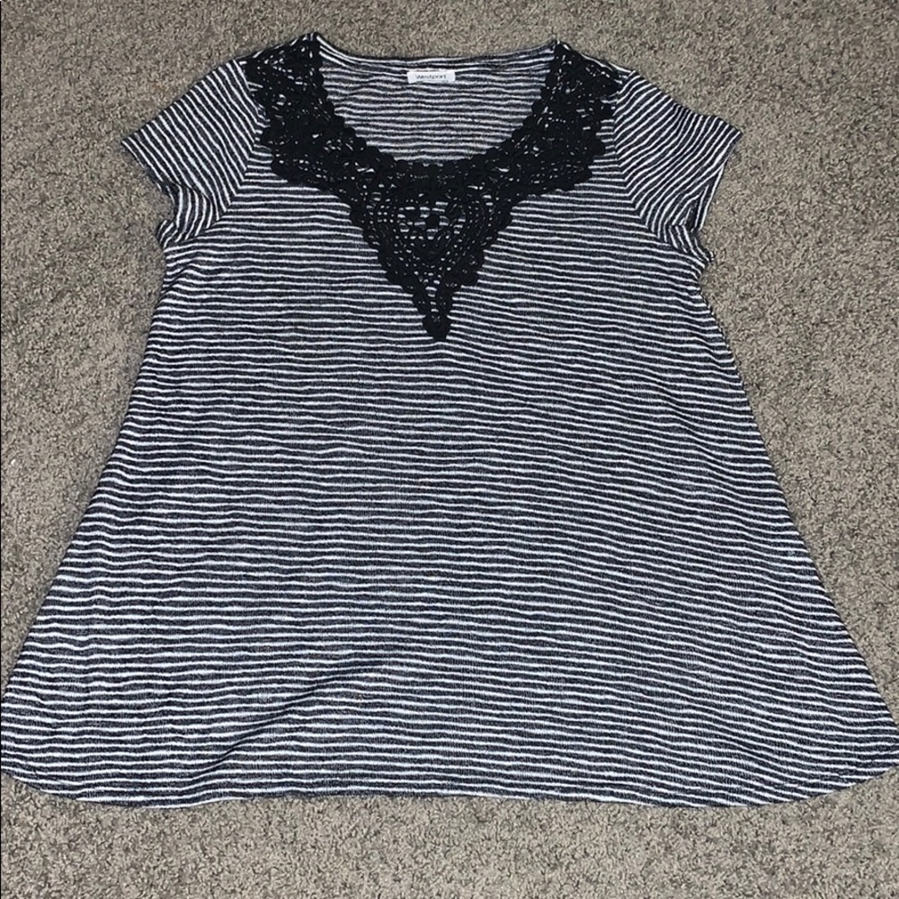 Striped Long Tee